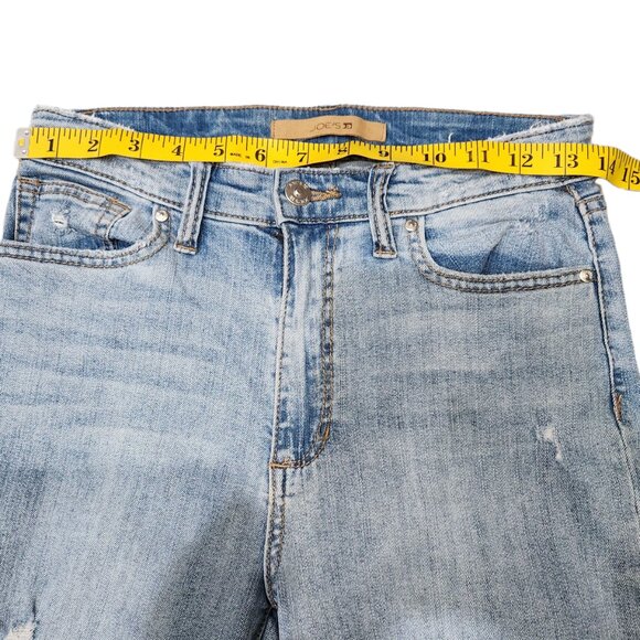 JOE’S Distressed Skinny Ankle Light Blue Jeans in Felicity Size 26 - Picture 4 of 8